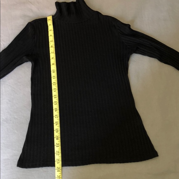 DYNAMITE RIBBED MOCK NECK SWEATER - Picture 8 of 8